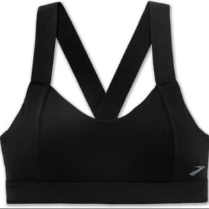 Brooks Black Strappy Sports Bra